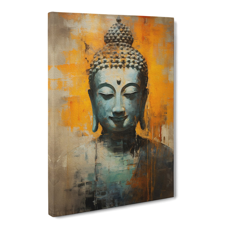 Buddha Gestural - Print, 76cm H x 50cm W x 3cm D