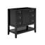 Meuble-lavabo autoportant en bois 36 po sans lavabo 36 po avec armoire et trois tiroirs-1148188448