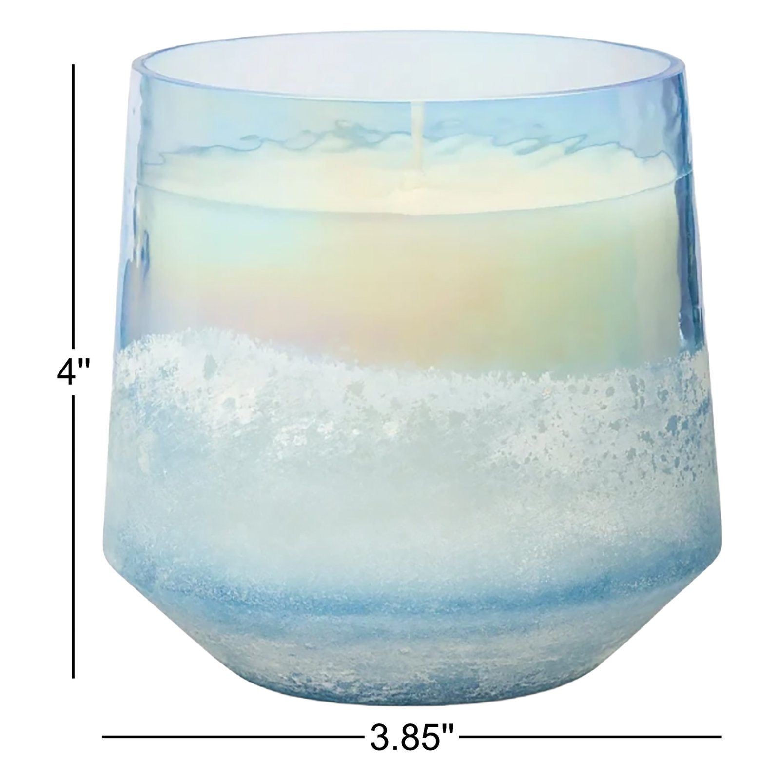 ILLUME Beautifully Done Essentials Citrus Crush Statement Glass Scented Candle, Baltic Glass