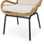 Chaises ouvertes pliantes - Convenance moderne pour tout espace Design de chaises longues brunes avec matériaux