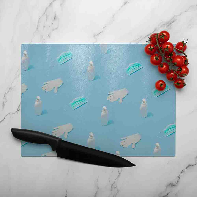 Clean Hygiene Glass Chopping Board