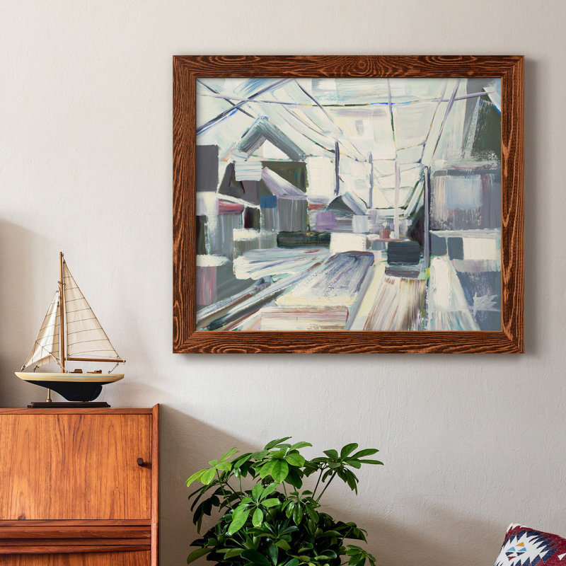 Pointed out - Cadre photo, reproduction d'art sur toile, Érable, H 20 po x l 17 po x P 1,5 po
