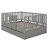 Dytrell Full Size Wood Daybed with Fence Guardrails and 2 Drawers-809568894