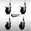 Ensemble de roulettes extensibles 4 pouces 4 po