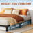 Metal Bed Frame, Heavy Duty Platform with 800 lbs Support, No Box Spring Needed, Easy Tool-Free Assembly, Noise-Free Design-1228579088