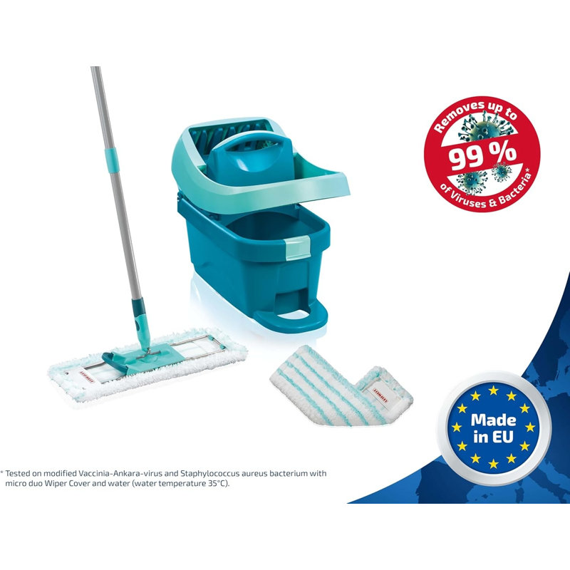 Floor Cleaning Profi XL MOP and Bucket Set, 42 cm Microfiber Mop