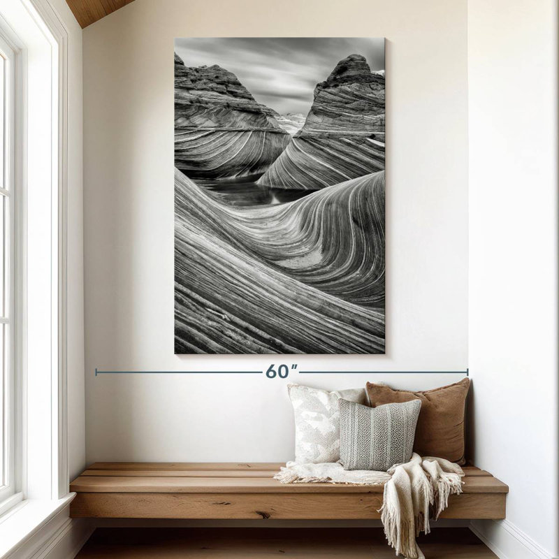 Alvord la vague monochrome, H 51 po x l 34 po