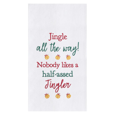 Serviette de cuisine demi-assed Jingler