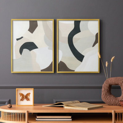 Shifting Neutrals I-Premium Framed Print -Ready to Hang - No Nails Required - No Nails Required