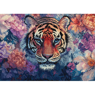 «Eyes of the Wild» au point de croix compté par Letistitch L9957