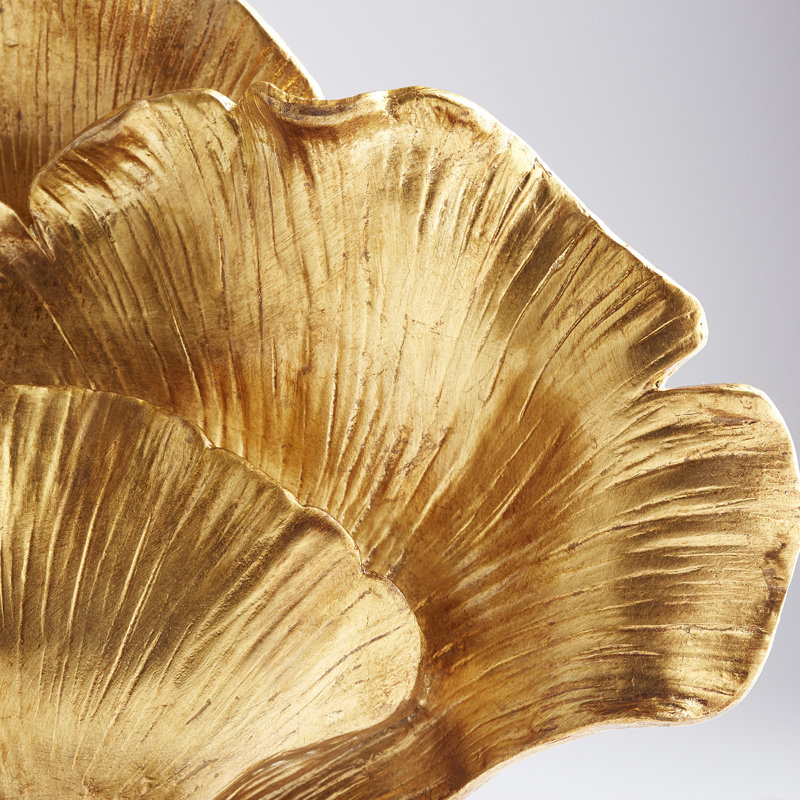Sculpture de table Gilded Bloom