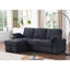 Canapé-lit modulaire réversible en chenille gris anthracite l 91 po Mackenzie-846451794