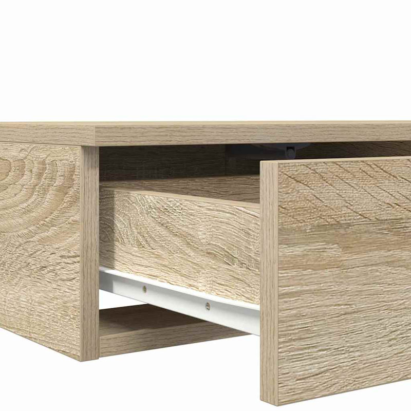 140cm W Manufactured Wood Bedside Table