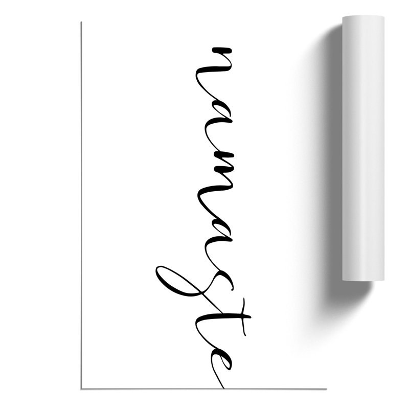 Namaste - Frameless Print, 59cm H x 42cm W x 0.1cm D