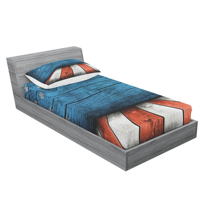 Microfiber Sheet Set, Twin Sheet Set with Fitted Sheet