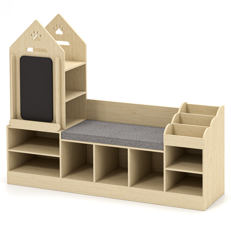Kids Bookcase with chalkboard, Reading Nook