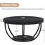 Round Chating Table,Central Table,2-Tier Coffee Table