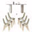 6 - Person Double Pedestal Dining Set-98278249