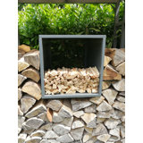 48cm W x 68cm D Metal Log Store