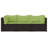24.8'' Wide Patio Sectional Set with Cushions-1569880820-1569880823