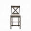 Ensemble de 2 chaises de salle à manger à hauteur de comptoir Contemporary-2129183950