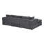 Canapé modulaire rembourré à large accoudoirs avec 2 repose-pieds Cordory-2113913273