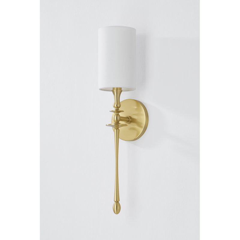 Guilford 1 Light Wall Sconce, Antique Brass, 23.5" H x 4.5" W x 4.5" D