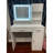 Vanity Desk With Mirror And Led Light Strip,Dressing Table With Large Drawer,3 Level Storage Dresser 3 Lighting Modes Adjustable Brightness