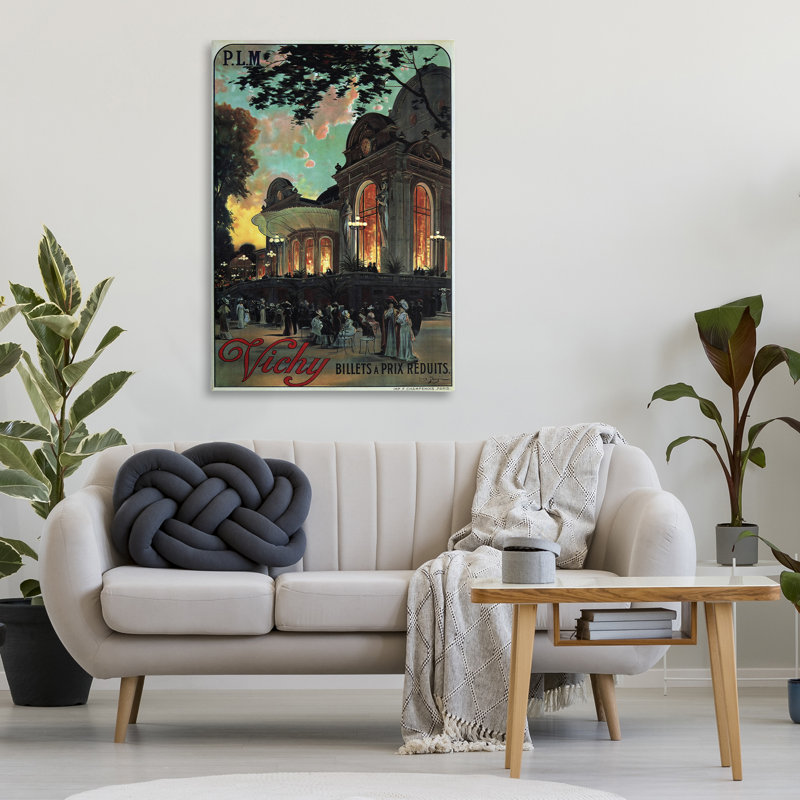 Affiche Vichy, affiche de Marcus Jules, H 45 po x l 30 po