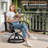 6 - Person Aluminum Outdoot Dining Set with Sunbrella Swivel Armchair-121952565