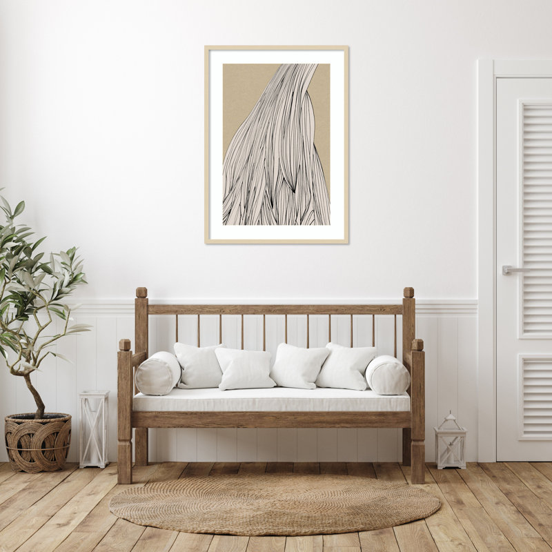 «Burkhild Home Set No 3» par Dan Hobday, impression sur bois encadrée, H 41 po x l 30 po