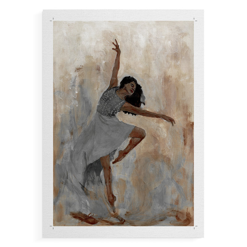 Beautiful Dancer II - Impression sur toile seulement - NON-CADRE, H 18 po x l 12 po
