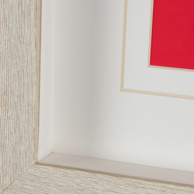 Motivation Mantra I par Michael Mullan, œuvre d'art encadrée sous verre, Rouge, Motivation Mantra I