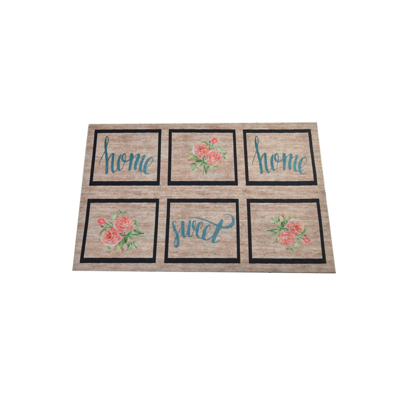 Durable PVC Doormat, Non-Slip Underside, 15.7 x 23.6 inches | 100% PVC Material, Machine Washable at 86°F | Perfect for Indoor & Outdoor Use, Easy to Clean, Stylish & Functional Welcome Mat
