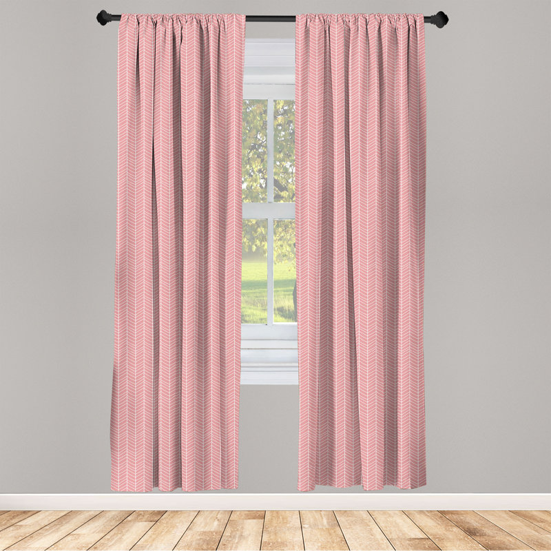Rideaux 4 panneaux East Urban Home, L 56 po x L 95 po