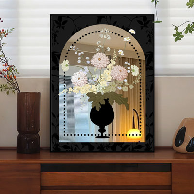 Miroir mural rectangulaire en aluminium