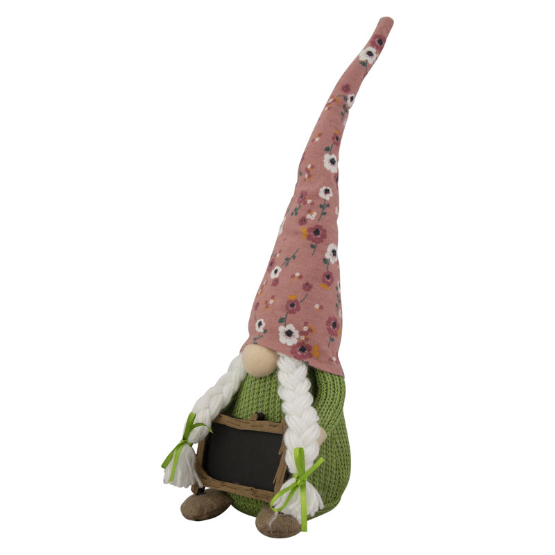 Gnome floral 16 "avec babillard 16", Rose