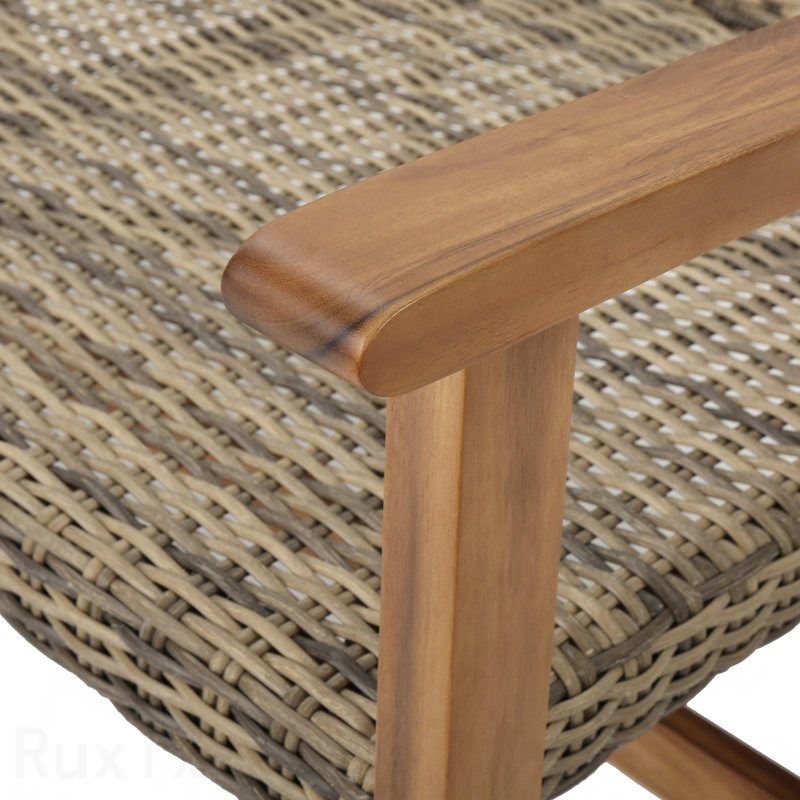 Causeuse de patio Hampton Wood & Wicker