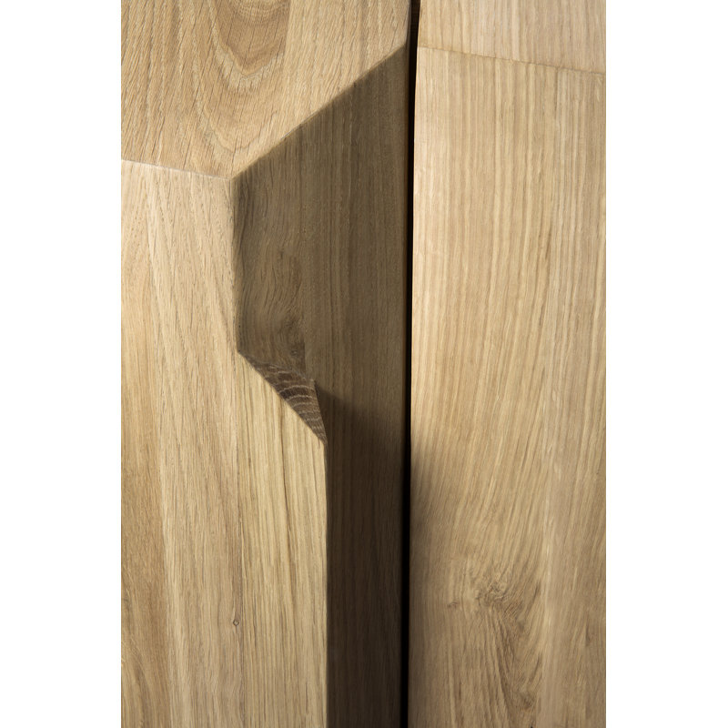 Stairs 78.7'' W Solid Wood Sideboard