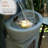 Outdoor Fountain with Lights