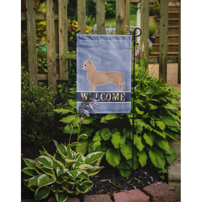 Drapeau impérial Shih Tzu Welcome Garden taille 9EC59815D20042D399EE9FCE8498D299, Chiweenie beige