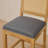 Full Solid Wood Rattan-Back Bar Stool, Matte Linen Cushion With High-Resilience Foam & S-Springs, Ideal For Rustic/Natural Style Kitchen Island, Low Bar In Dining Room & Café,Set Of 2,Gray,SW1872GY-1136832938