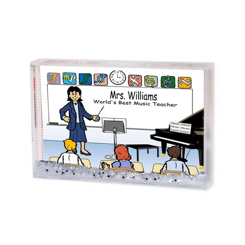 Cadre de boule à neige personnalisé Miniature, H 2,5 po x l 3,75 po x P 1 po, Oui