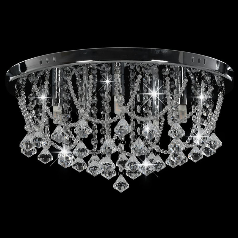 Hunt Crystal Flush Mount, 45 x 22 cm