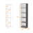 Sutton Slim Bookcase With Modern 5-Shelf Design-1796692681