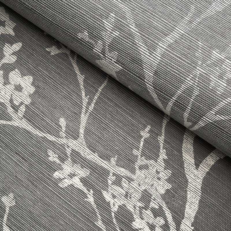 Twiggy Sisal Wallpaper, Charcoal