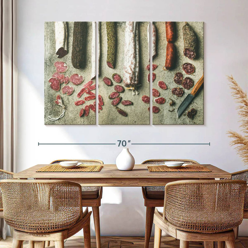 Yarlin Meat, 42" H x 65" W