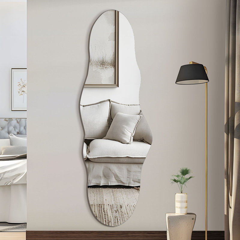Miroir mural asymétrique