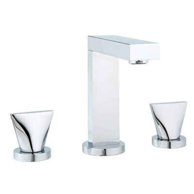 Widespread 2-handle Bathroom Faucet with Drain Assembly