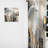Gayora - Shapes And Lines Abstract Marble I - Abstract Marble Curtain - Velvet Room Darkening - 1 panel-2016226888